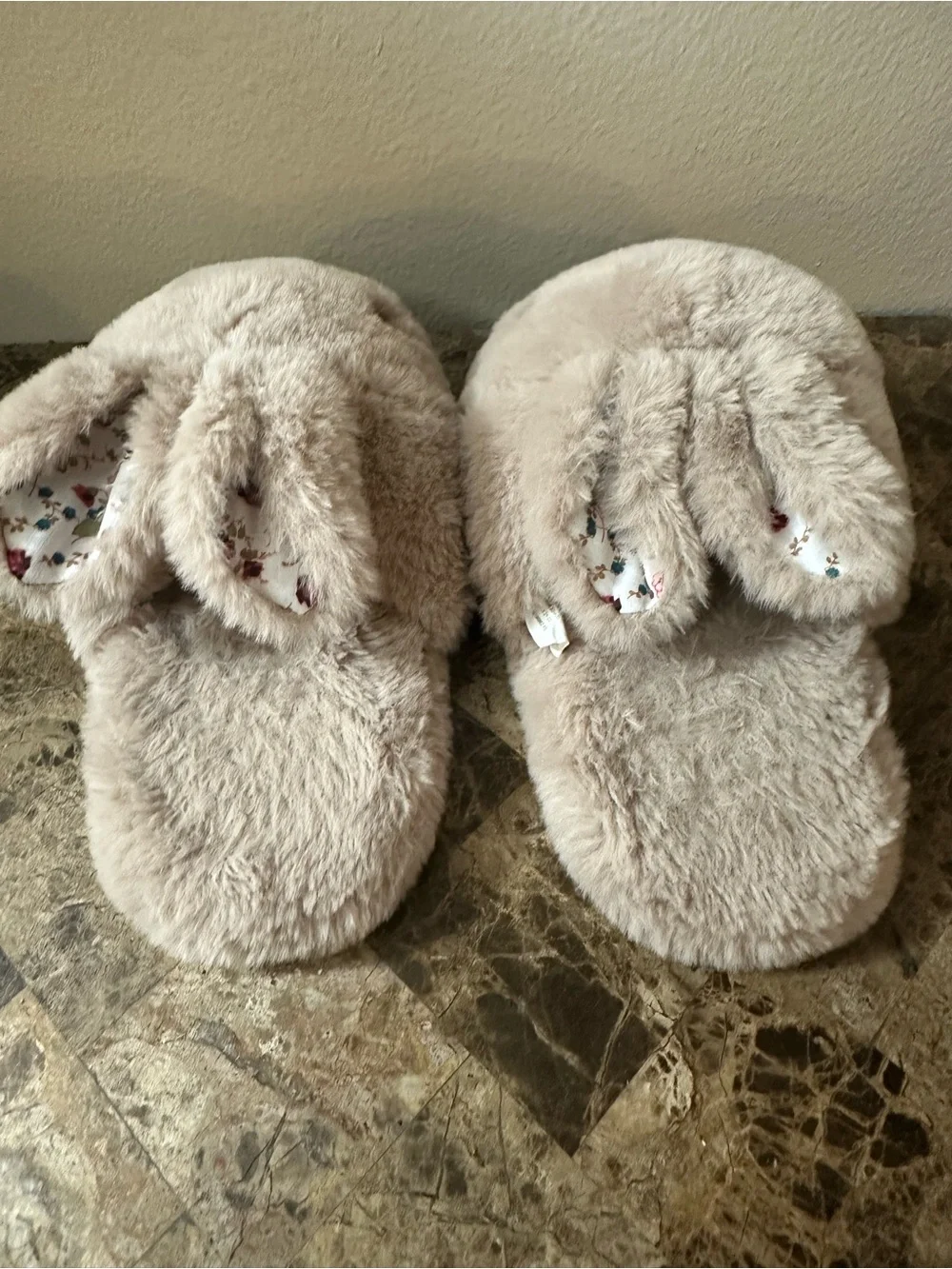 Wonder Nation Bunny Slipper House Shoes Size 2-3 - Picture 8 of 8